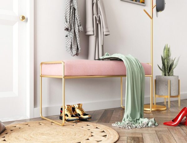 ขาย เก้าอี้ม้านั่งผ้ากำมะหยี่ Home Decor Bench and Stool
