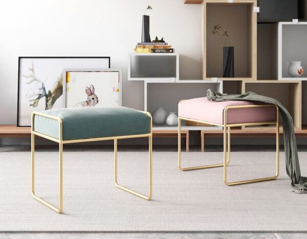 ขาย เก้าอี้ม้านั่งผ้ากำมะหยี่ Home Decor Bench and Stool