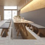ขาย โต๊ะทานข้าวสไตล์มินิมอล Wooden Versatile Table