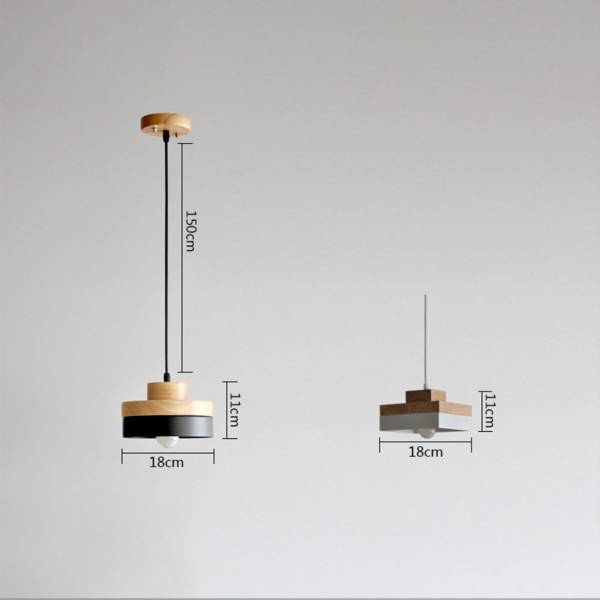 ขาย โคมไฟไม้ติดเพดาน Minimal Ceiling Lamp