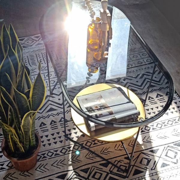 ขาย โต๊ะกลางห้องรับแขก Designed Tempered Glass Coffee Table
