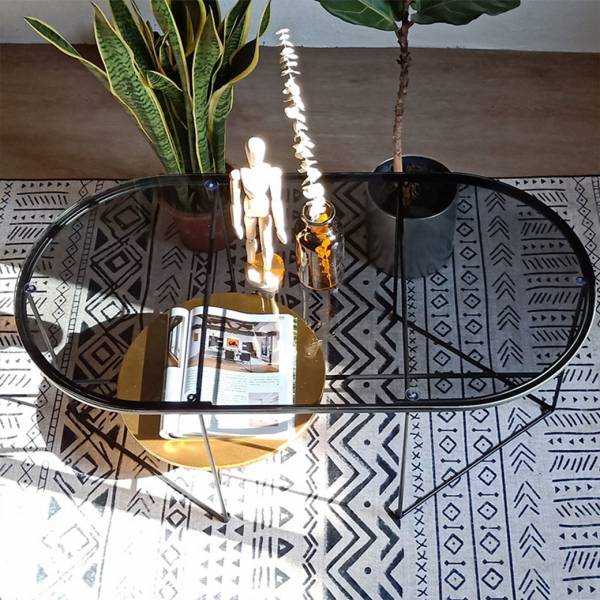 ขาย โต๊ะกลางห้องรับแขก Designed Tempered Glass Coffee Table
