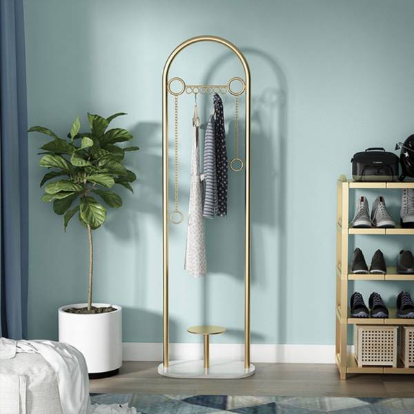 ขาย ราวแขวนผ้าเสื้อผ้า ฐานหินอ่อน Marble Clothes Shelf III