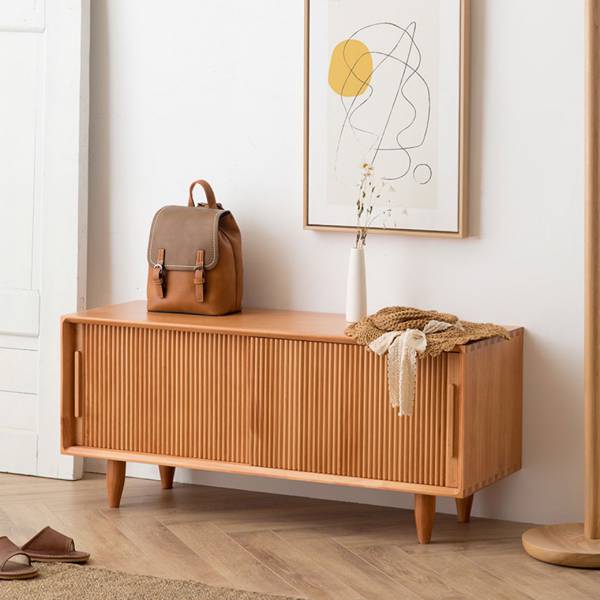 ขาย ตู้เก็บรองเท้าอเนกประสงค์ Designed Wooden Bench Storage
