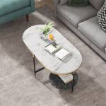 ขาย โต๊ะกลางห้องรับแขกท็อปหินอ่อน Nordic Designed Coffee Table