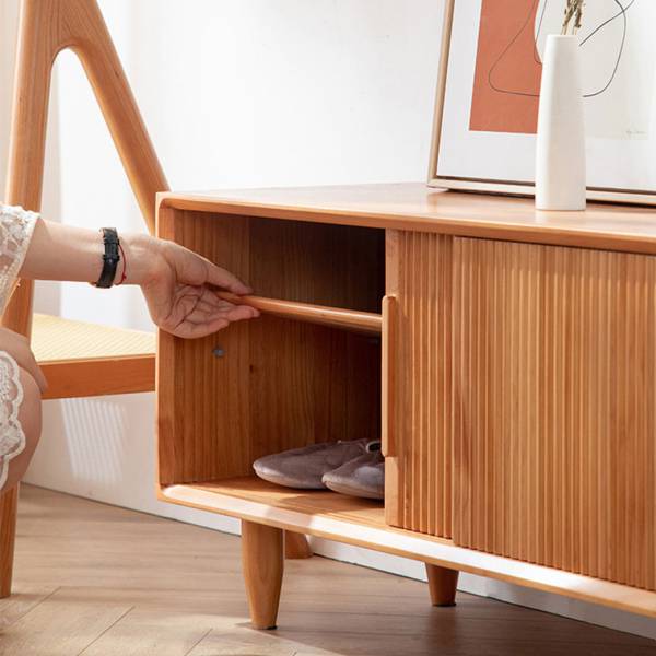 ขาย ตู้เก็บรองเท้าอเนกประสงค์ Designed Wooden Bench Storage