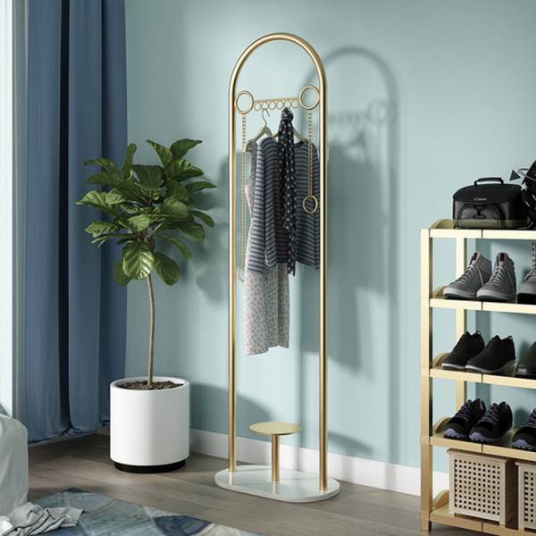 ขาย ราวแขวนผ้าเสื้อผ้า ฐานหินอ่อน Marble Clothes Shelf III