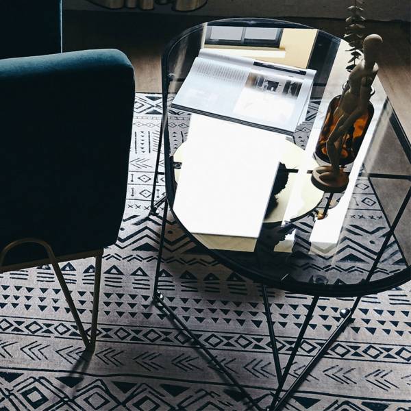 ขาย โต๊ะกลางห้องรับแขก Designed Tempered Glass Coffee Table