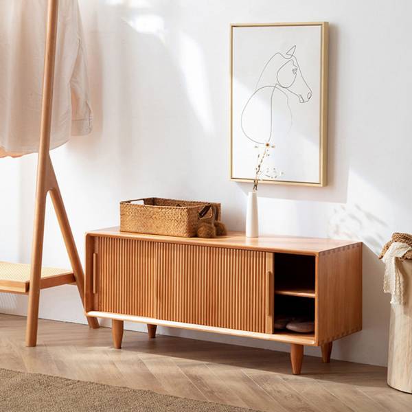 ขาย ตู้เก็บรองเท้าอเนกประสงค์ Designed Wooden Bench Storage