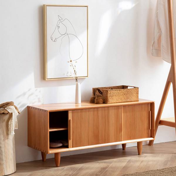 ขาย ตู้เก็บรองเท้าอเนกประสงค์ Designed Wooden Bench Storage