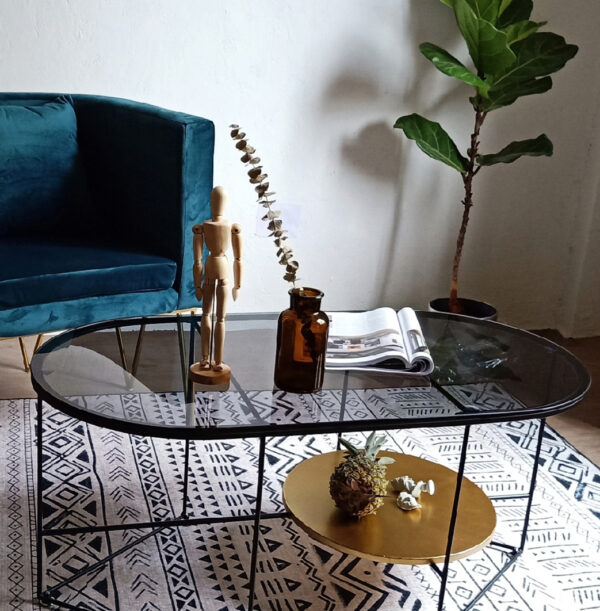 ขาย โต๊ะกลางห้องรับแขก Designed Tempered Glass Coffee Table