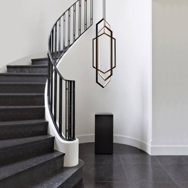 ขาย โคมไฟทรงหกเหลี่ยมตกแต่งบ้าน Hexagon Decorating Chandelier