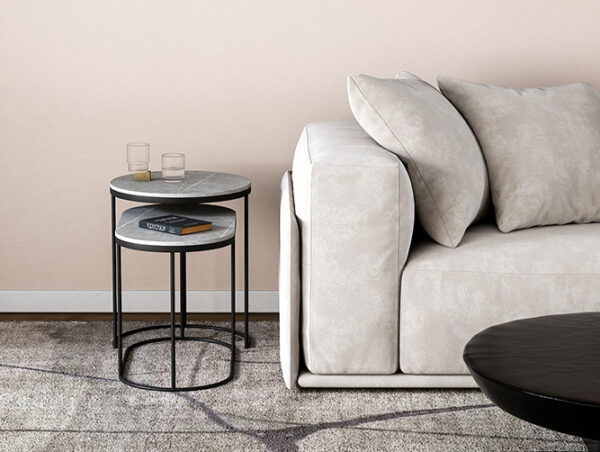 ขาย ชุดโต๊ะข้าง Mixed Marble Side Table Set