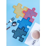 ขาย แผ่นรองแก้วลายจิ๊กซอว์ Jigsaw Silicone Coaster