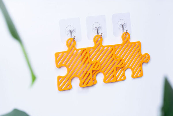 ขาย แผ่นรองแก้วลายจิ๊กซอว์ Jigsaw Silicone Coaster