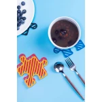 ขาย แผ่นรองแก้วลายจิ๊กซอว์ Jigsaw Silicone Coaster