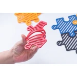 ขาย แผ่นรองแก้วลายจิ๊กซอว์ Jigsaw Silicone Coaster