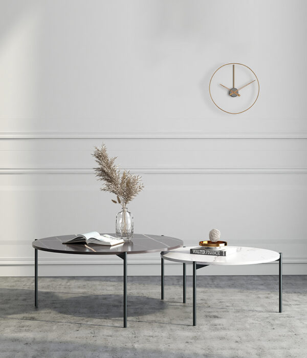ขาย ชุดโต๊ะกลางห้องรับแขกท็อปหินอ่อน Marble Designed Coffee Table Set