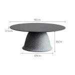 ขาย โต๊ะกลางท็อปหินอ่อน Designed Circle Coffee Table