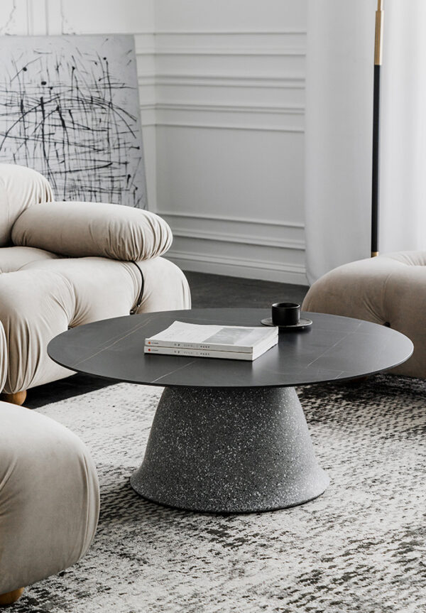 ขาย โต๊ะกลางท็อปหินอ่อน Designed Circle Coffee Table