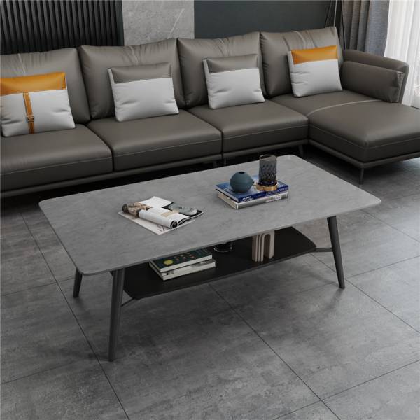 ขาย โต๊ะกลางสองชั้น Double Layers Rectangle Coffee Table