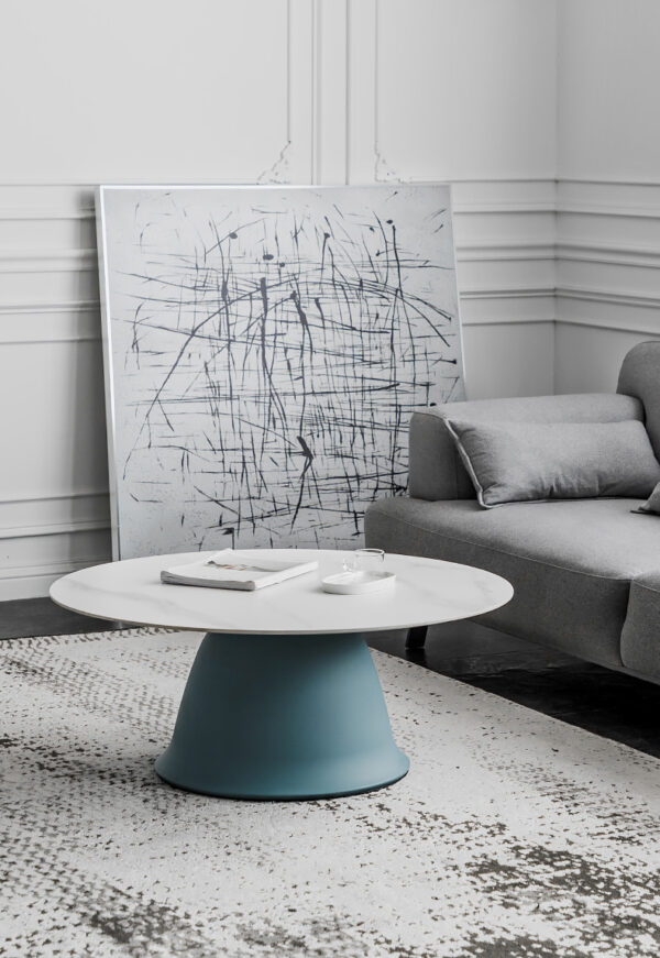 ขาย โต๊ะกลางท็อปหินอ่อน Designed Circle Coffee Table