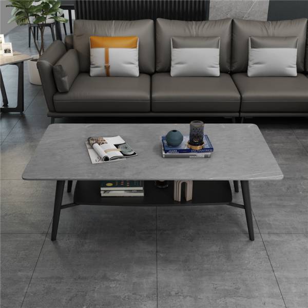 ขาย โต๊ะกลางสองชั้น Double Layers Rectangle Coffee Table