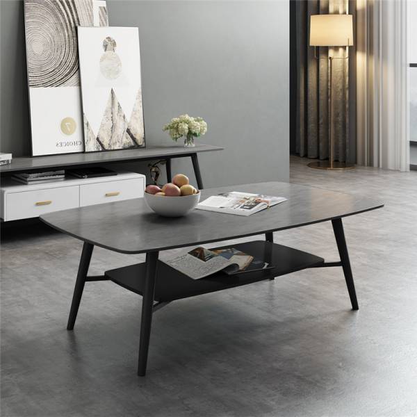 ขาย โต๊ะกลางสองชั้น Double Layers Rectangle Coffee Table