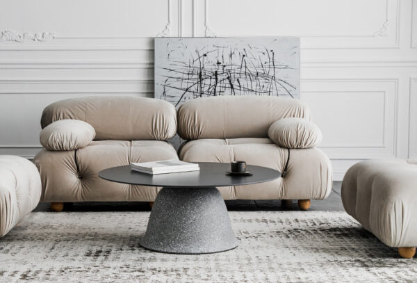 ขาย โต๊ะกลางท็อปหินอ่อน Designed Circle Coffee Table