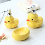 ขาย ขวดสบู่เหลวลายลูกเป็ด Yellow Duck Soap Bottle