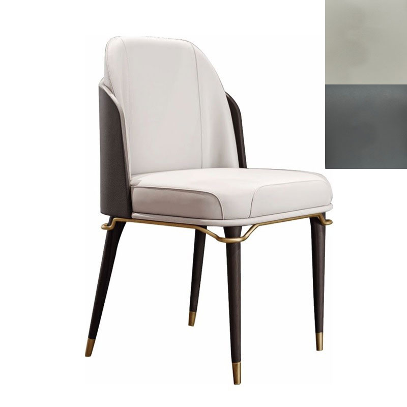 หุ้มหนัง ขาว-เทาเข้ม