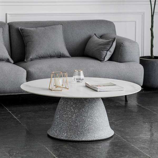 ขาย โต๊ะกลางท็อปหินอ่อน Designed Circle Coffee Table