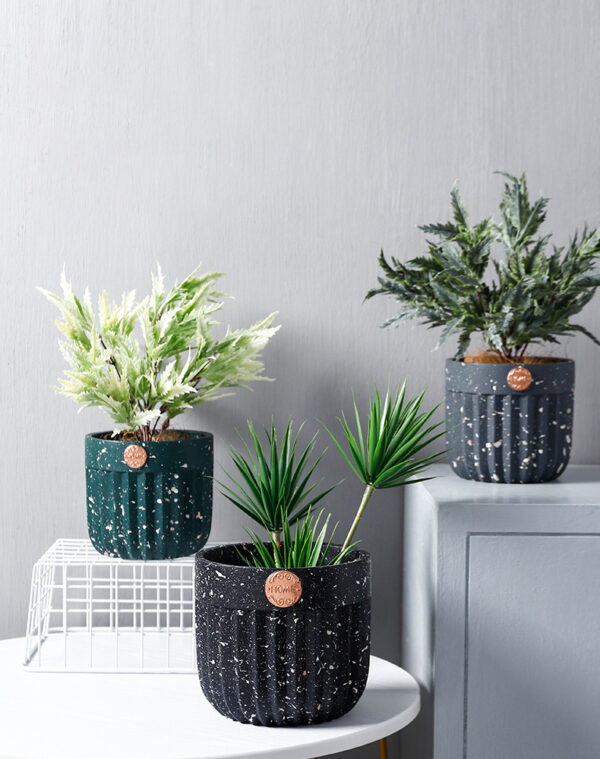 ขาย กระถางต้นไม้สำหรับตกแต่งบ้าน Terrazzo Flower Pot III