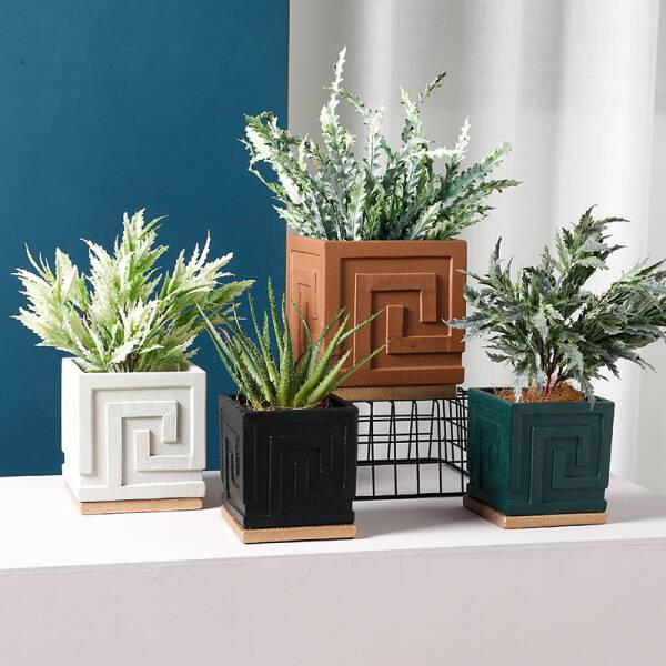 ขาย กระถางต้นไม้สำหรับตกแต่งบ้าน Nordic Cement Flower Pot