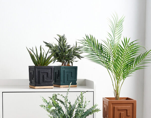 ขาย กระถางต้นไม้สำหรับตกแต่งบ้าน Nordic Cement Flower Pot
