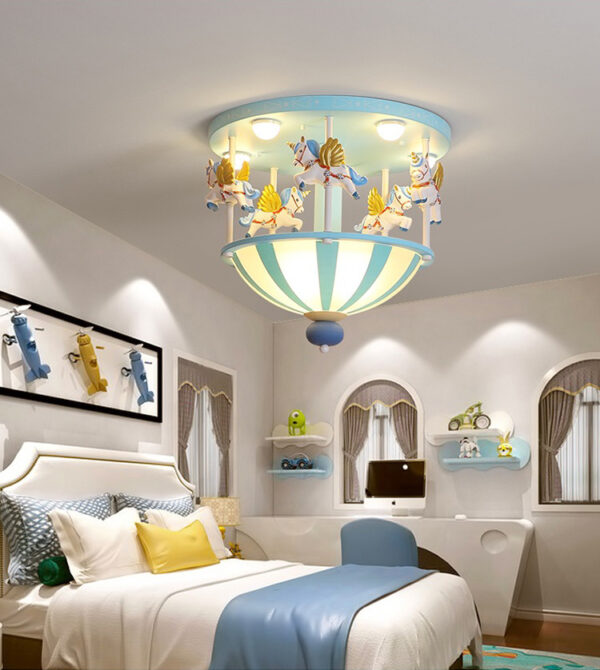 ขาย โคมไฟม้าหมุนติดเพดาน Circus Ceiling Lamp