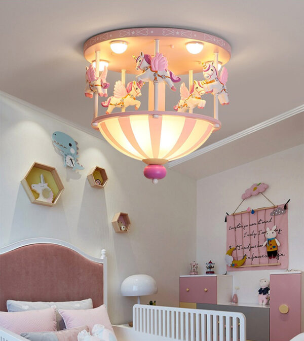 ขาย โคมไฟม้าหมุนติดเพดาน Circus Ceiling Lamp