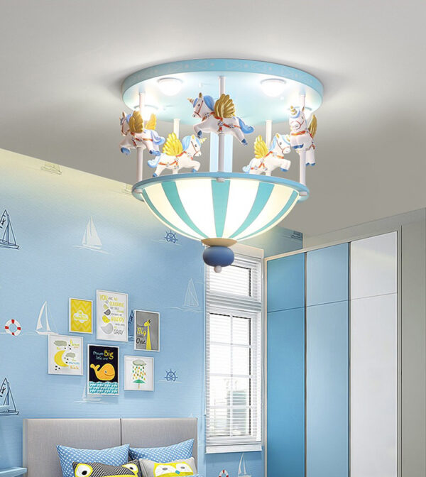 ขาย โคมไฟม้าหมุนติดเพดาน Circus Ceiling Lamp