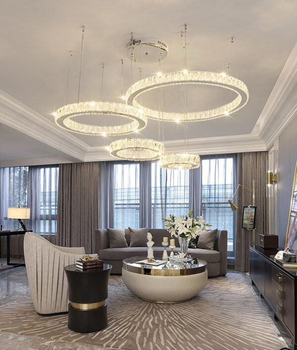 ขาย ชุดโคมไฟแต่งบ้านติดเพดาน Circle Decorative Ceiling Lamp II