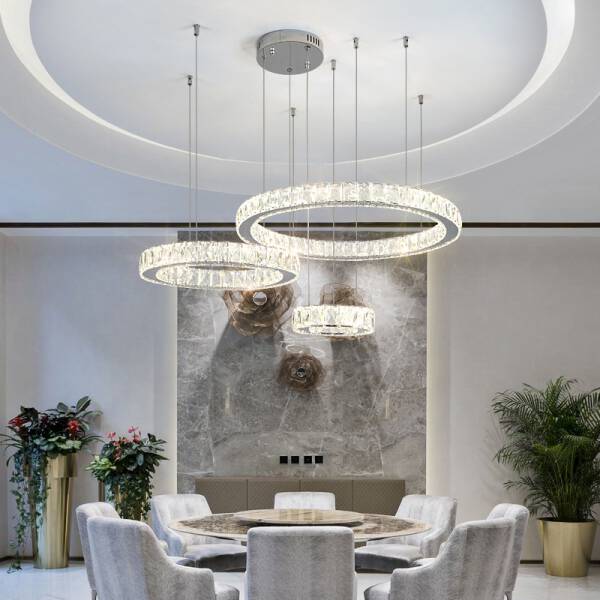 ชุดโคมไฟแต่งบ้านติดเพดาน – Circle Decorative Ceiling Lamp II