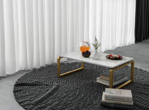 ขาย โต๊ะกลางตกแต่งบ้าน Rectangle Marble Coffee Table III