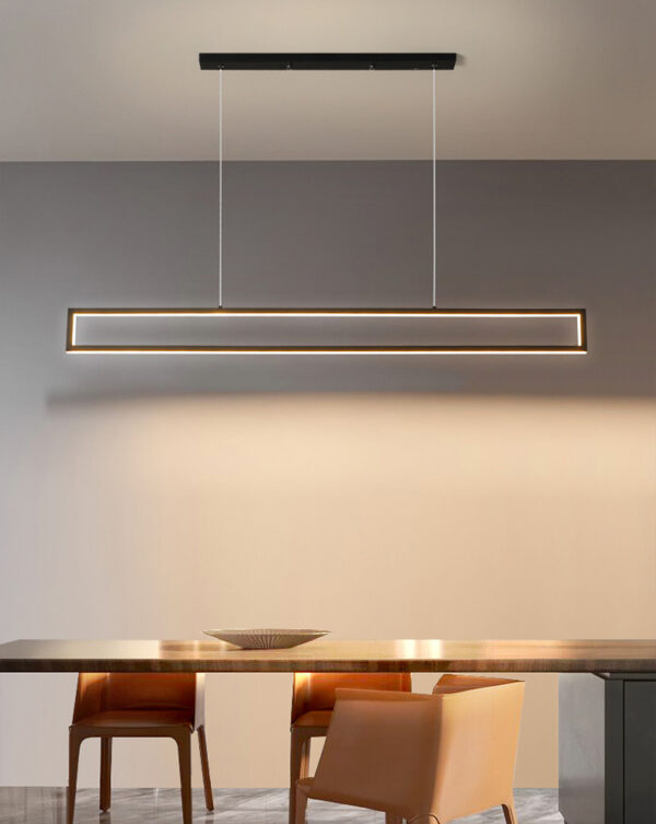 ขาย โคมไฟแต่งบ้านติดเพดาน Rectangle Dining Table Ceiling Lamp