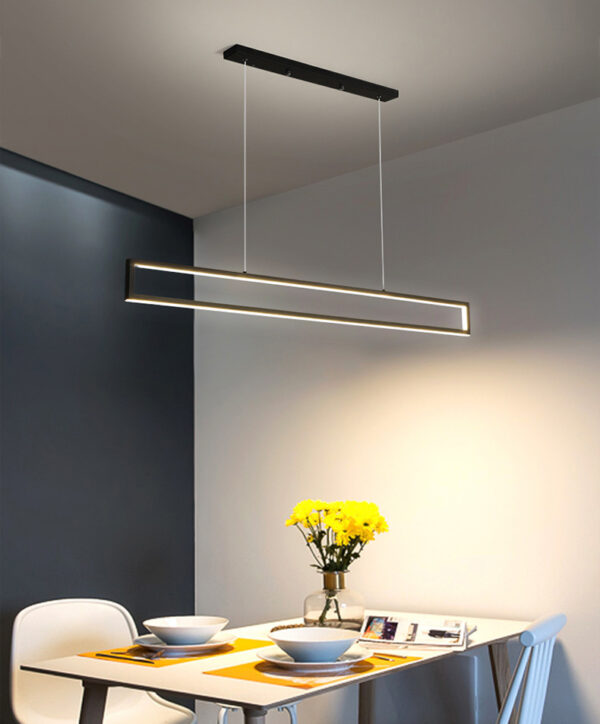 ขาย โคมไฟแต่งบ้านติดเพดาน Rectangle Dining Table Ceiling Lamp