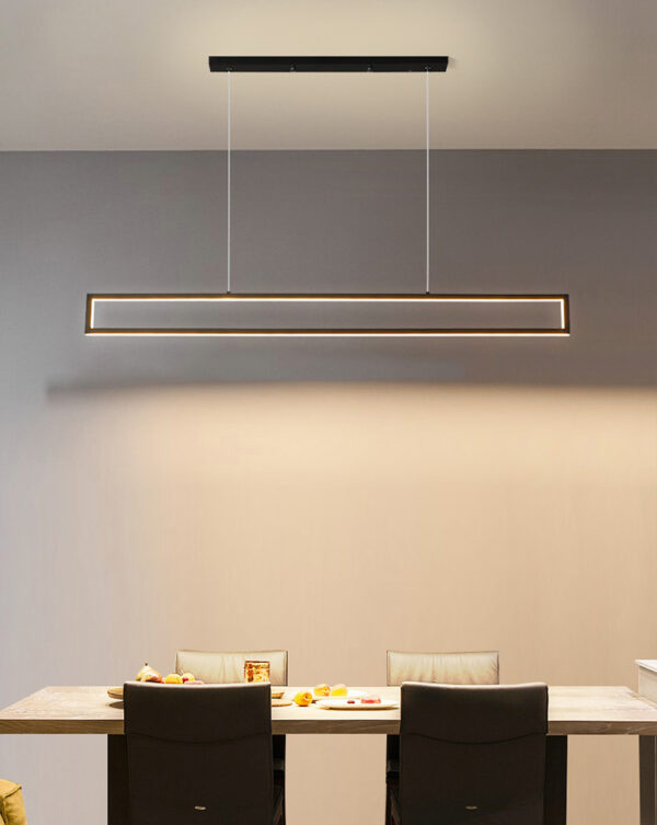 ขาย โคมไฟแต่งบ้านติดเพดาน Rectangle Dining Table Ceiling Lamp