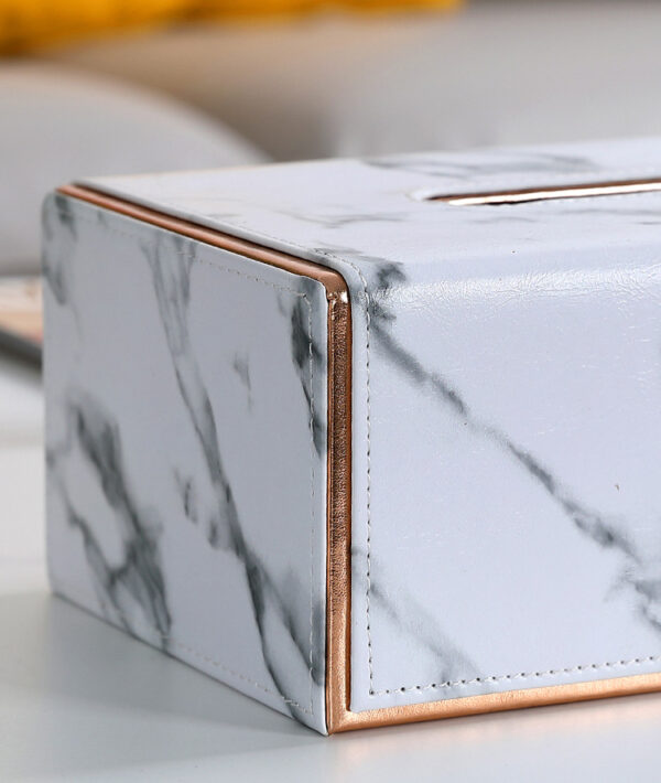 ขาย กล่องทิชชู่ลายหินอ่อน Marble Tissue Box V