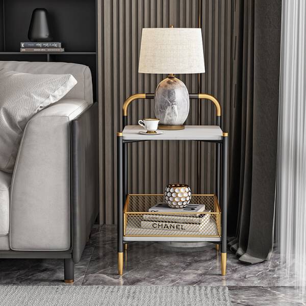 ขาย โต๊ะข้างท็อปหินอ่อน Luxury Marble Side Table