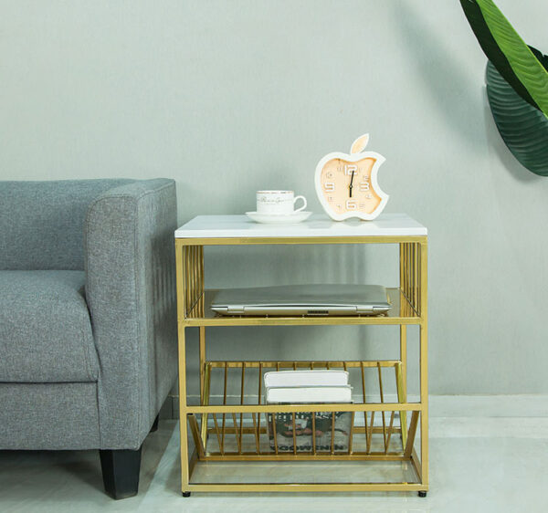 ขาย โต๊ะข้างอเนกประสงค์ 3 Layers Marble Side Table