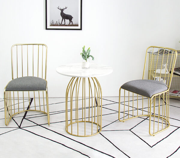 ขาย โต๊ะข้างโซฟาท็อปหินอ่อน Round Side Table IV