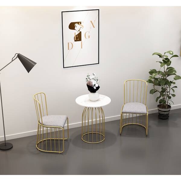 ขาย โต๊ะข้างโซฟาท็อปหินอ่อน Round Side Table IV