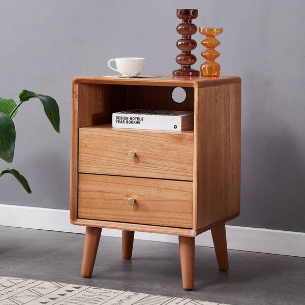 ขาย โต๊ะข้างเตียง Solid Wooden Side Table VI